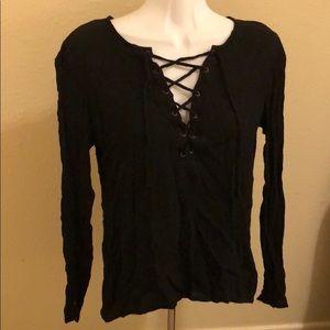 Lace Up Top